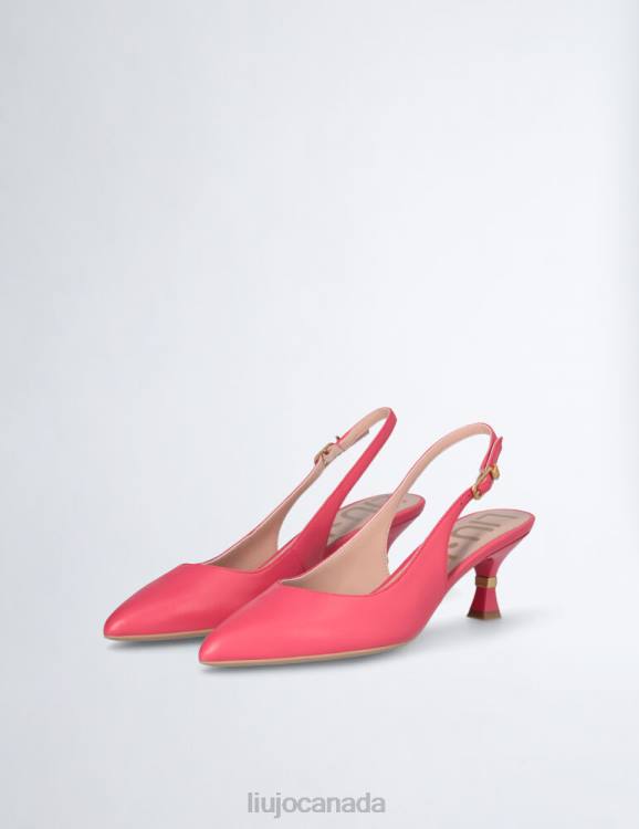 Shoes Liu Jo Low Heel Slingback In Leather Women F6061063