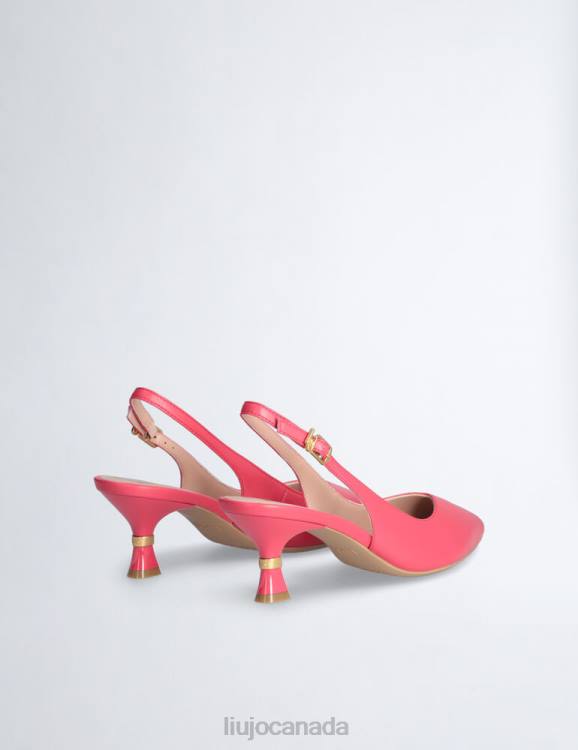 Shoes Liu Jo Low Heel Slingback In Leather Women F6061063