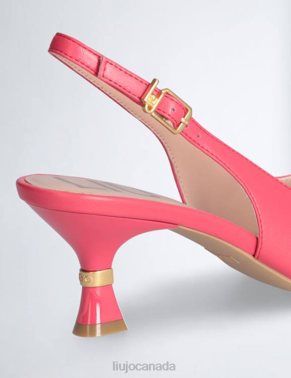 Shoes Liu Jo Low Heel Slingback In Leather Women F6061063