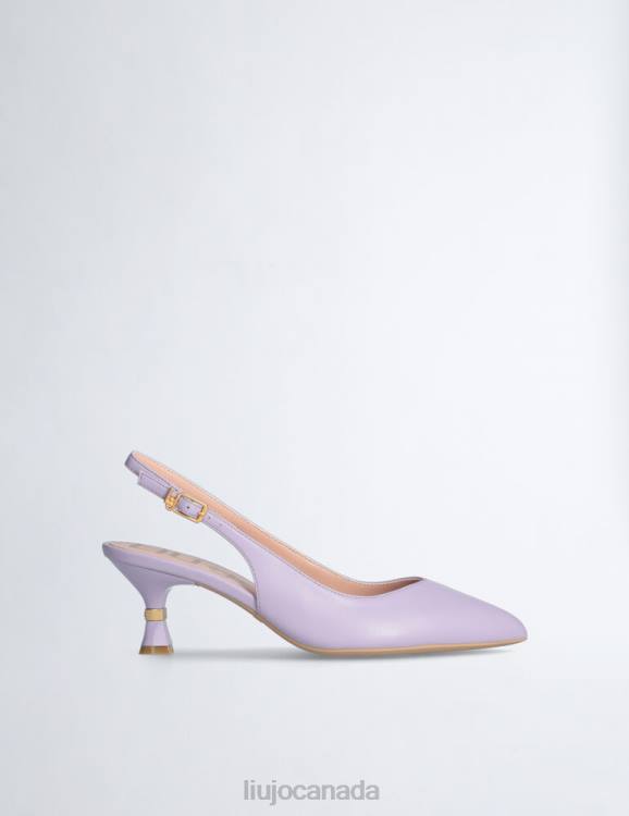 Shoes Liu Jo Low Heel Slingback In Leather Women F6061174
