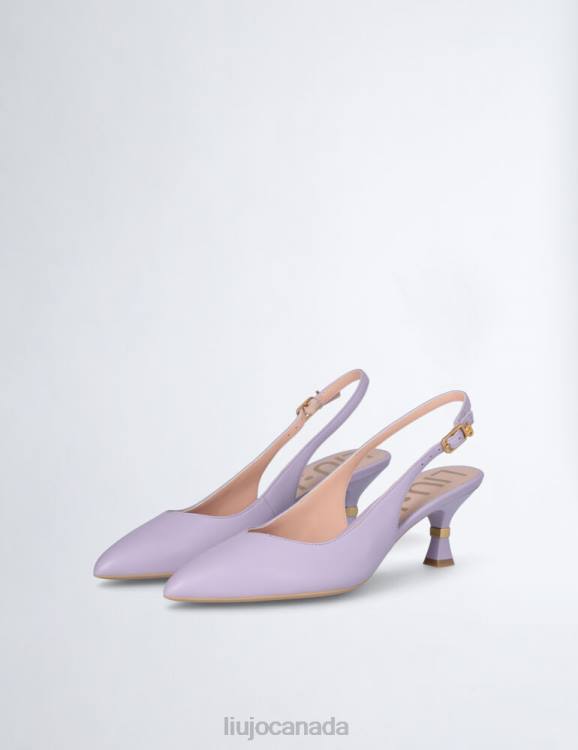 Shoes Liu Jo Low Heel Slingback In Leather Women F6061174