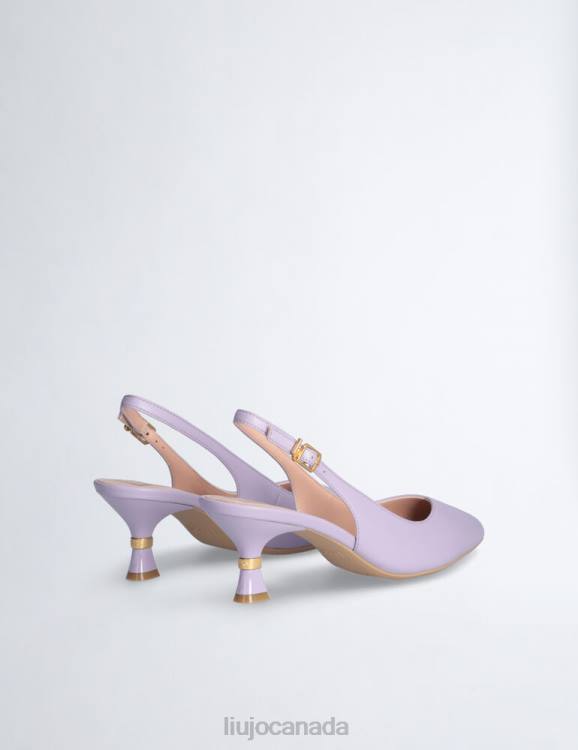 Shoes Liu Jo Low Heel Slingback In Leather Women F6061174