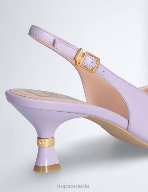 Shoes Liu Jo Low Heel Slingback In Leather Women F6061174