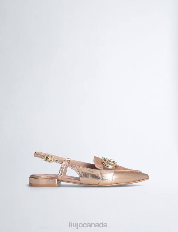 Shoes Liu Jo Metallic Slingbacks With Logo Women F6061918