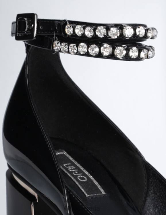 Shoes Liu Jo Patent Leather Wide Heel Court Shoes Women F6061999