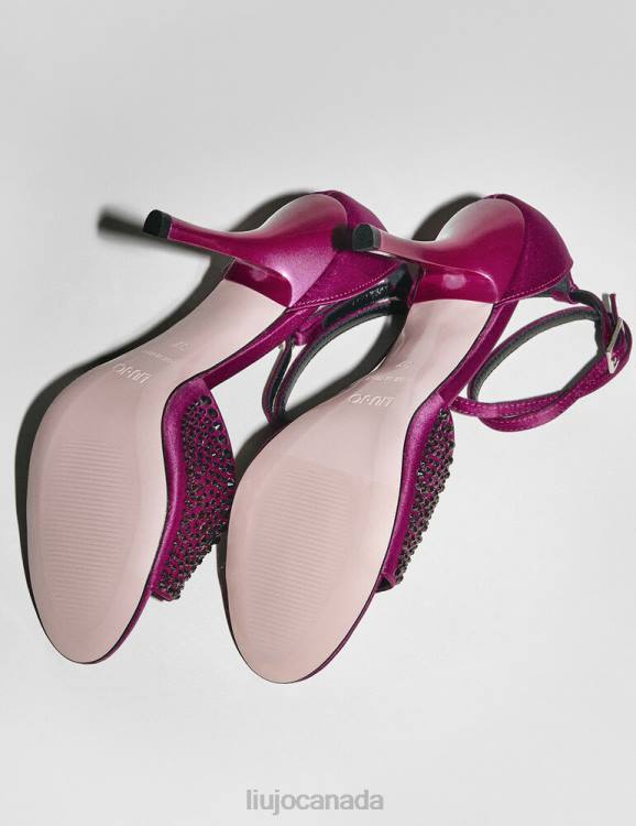 Shoes Liu Jo Heeled Sandals With All-Over Rhinestones Women F606776