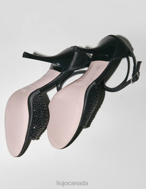 Shoes Liu Jo Heeled Sandals With All-Over Rhinestones Women F606832