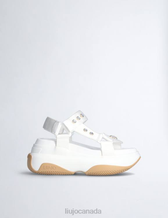 Shoes Liu Jo Chunky Sandals With Jewel Stones Women F6061974
