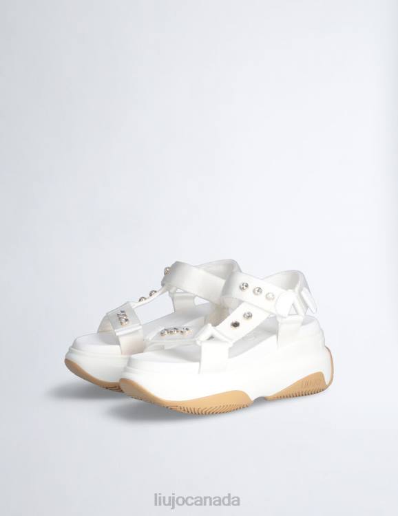 Shoes Liu Jo Chunky Sandals With Jewel Stones Women F6061974