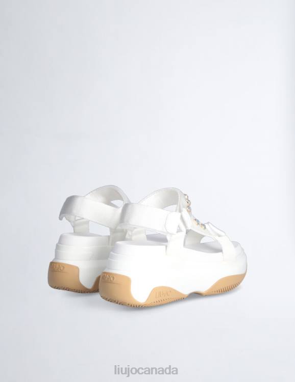 Shoes Liu Jo Chunky Sandals With Jewel Stones Women F6061974