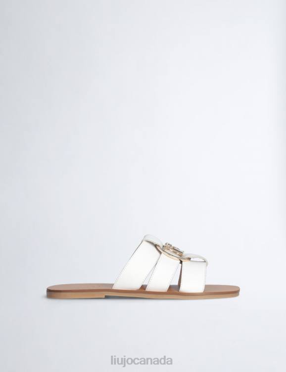 Shoes Liu Jo Flat Sandals With Logo Women F6061837