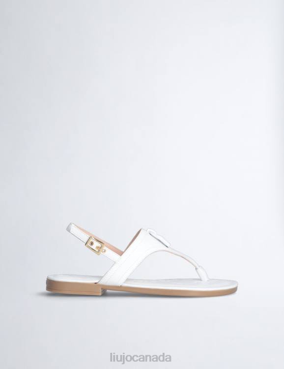 Shoes Liu Jo Leather Flip-Flop Sandals Women F6061894