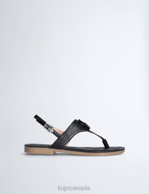 Shoes Liu Jo Leather Flip-Flop Sandals Women F6061895