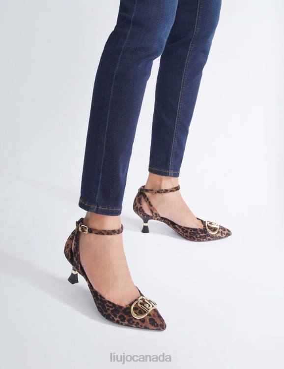Shoes Liu Jo Two-Piece Animal Print Court Shoes Women F6061993