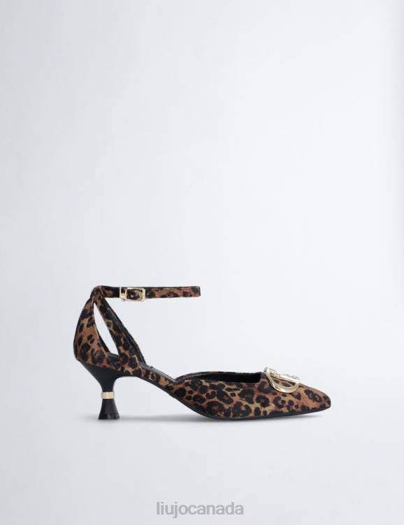 Shoes Liu Jo Two-Piece Animal Print Court Shoes Women F6061993