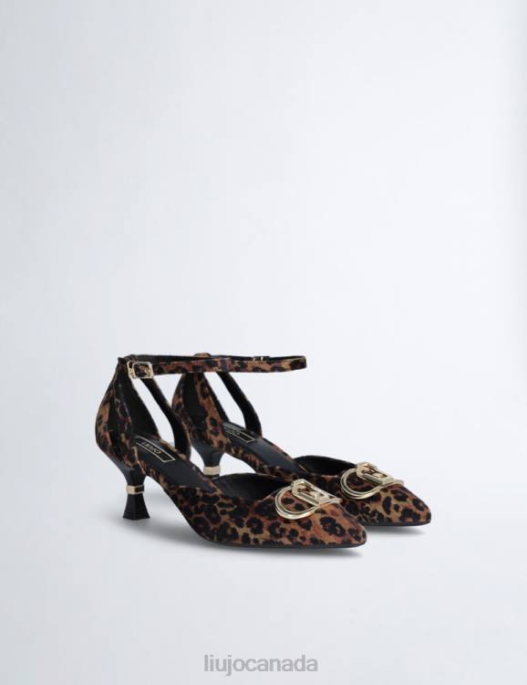 Shoes Liu Jo Two-Piece Animal Print Court Shoes Women F6061993