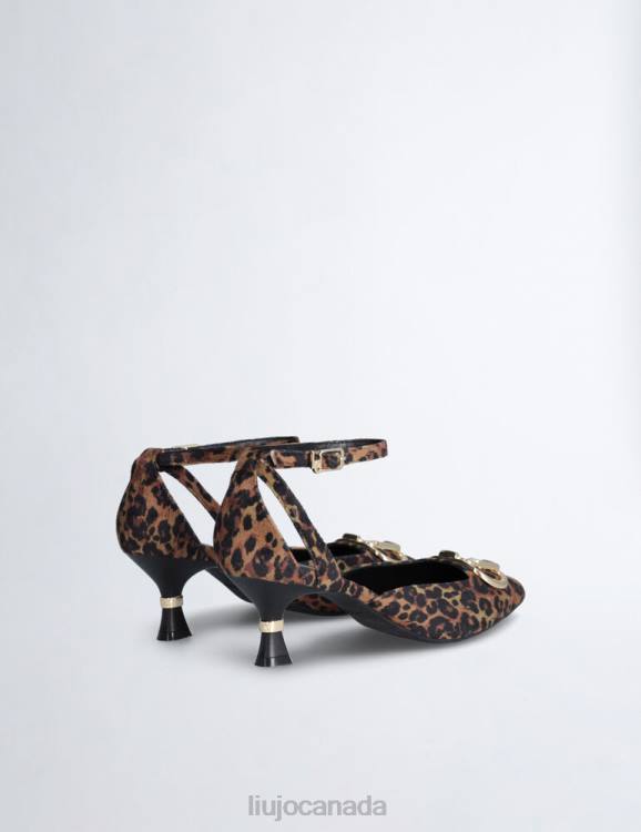 Shoes Liu Jo Two-Piece Animal Print Court Shoes Women F6061993