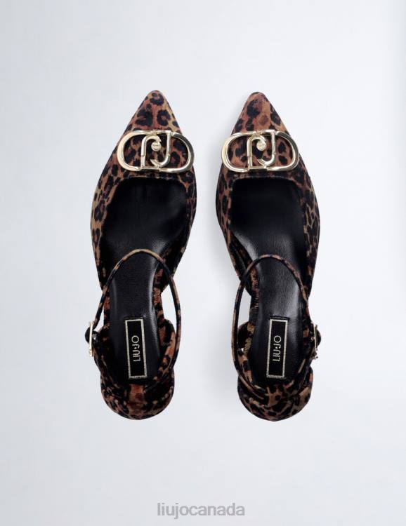 Shoes Liu Jo Two-Piece Animal Print Court Shoes Women F6061993