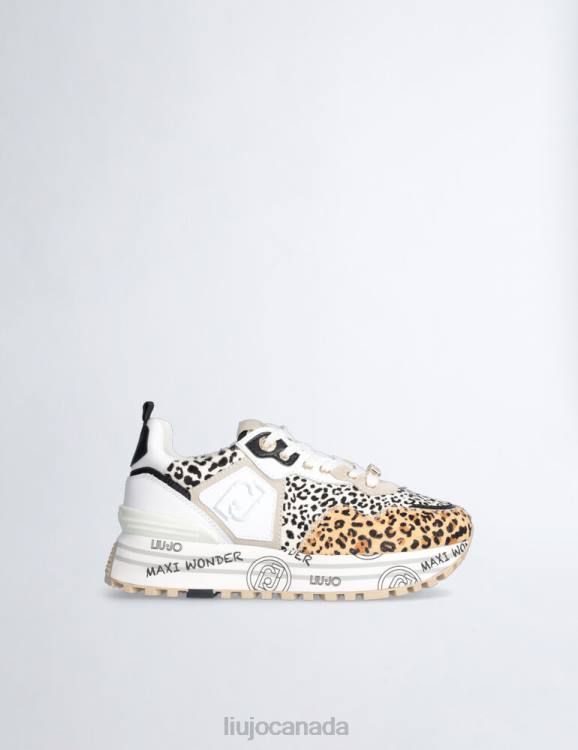 Shoes Liu Jo Animal-Print Platform Sneakers Women F6061756