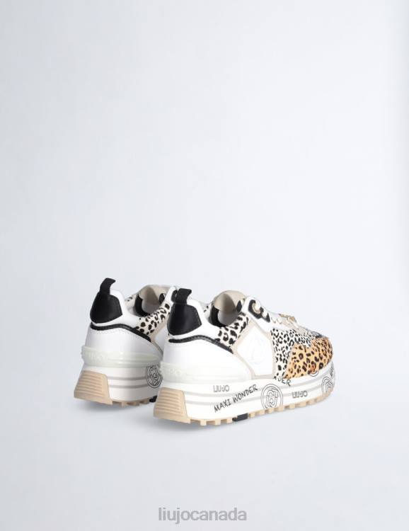 Shoes Liu Jo Animal-Print Platform Sneakers Women F6061756