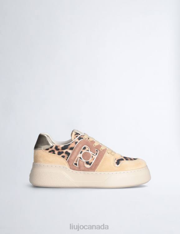 Shoes Liu Jo Animal-Print Sneakers With Bold Logo Women F6061917