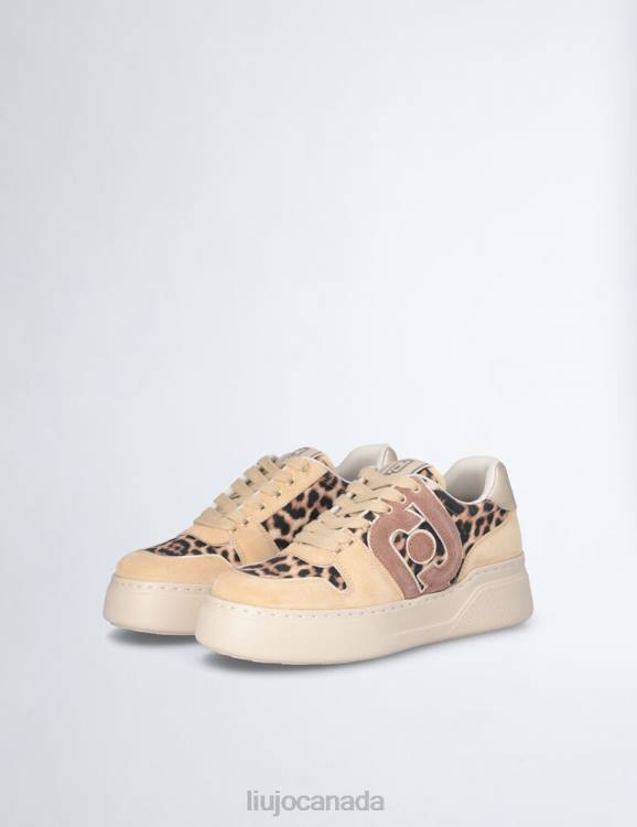 Shoes Liu Jo Animal-Print Sneakers With Bold Logo Women F6061917