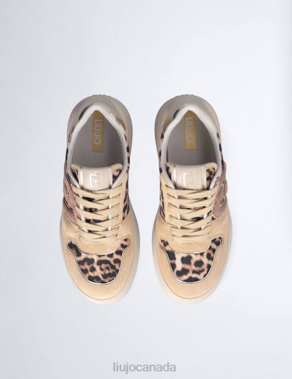 Shoes Liu Jo Animal-Print Sneakers With Bold Logo Women F6061917