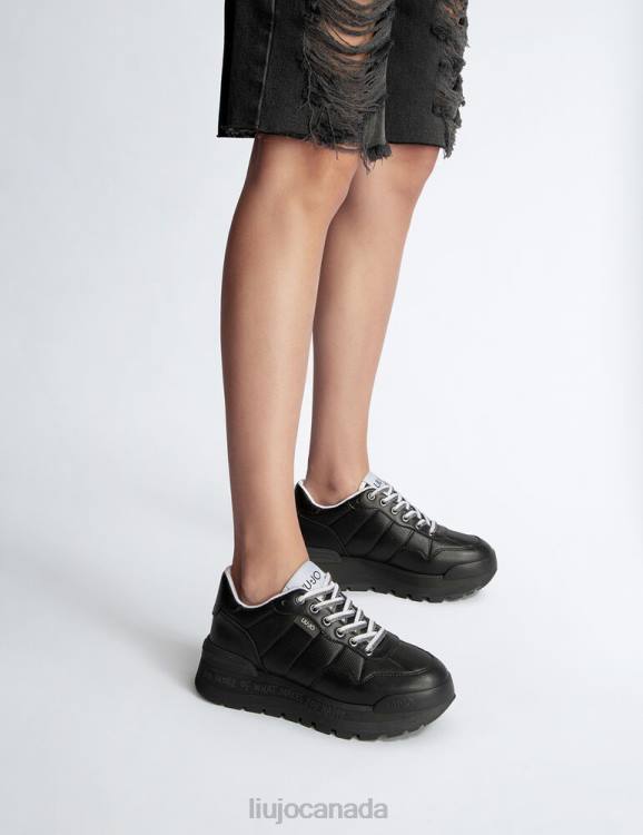 Shoes Liu Jo Black Platform Sneakers Women F6061878
