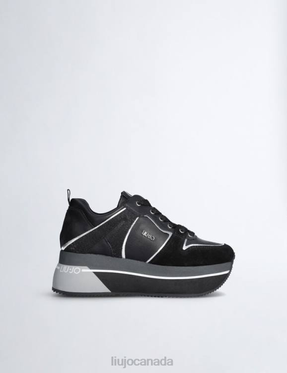 Shoes Liu Jo Black Super-Platform Sneakers Women F6061967
