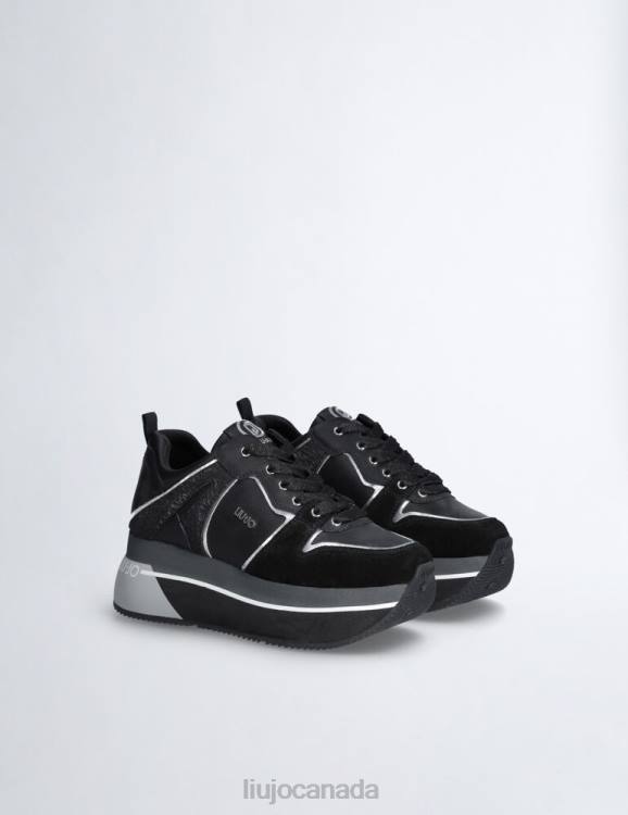 Shoes Liu Jo Black Super-Platform Sneakers Women F6061967