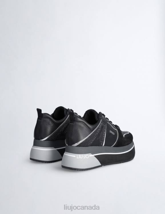 Shoes Liu Jo Black Super-Platform Sneakers Women F6061967