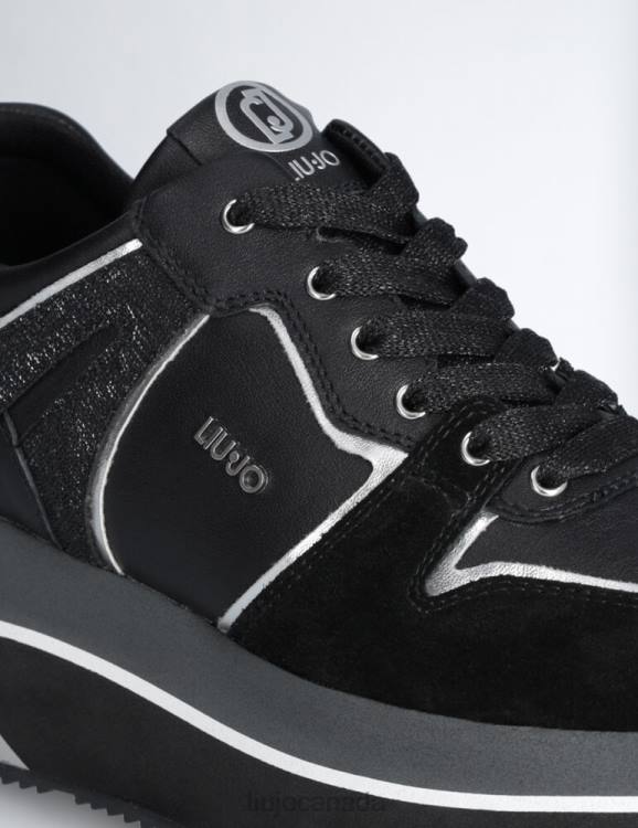 Shoes Liu Jo Black Super-Platform Sneakers Women F6061967