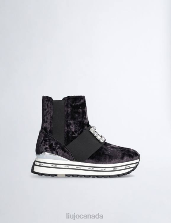 Shoes Liu Jo Boot Sneakers With Jewel Logo Women F6061782