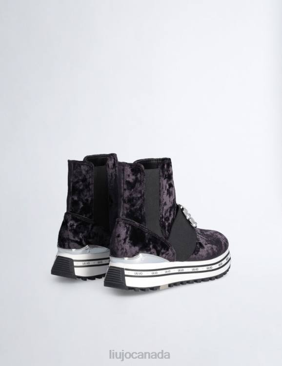 Shoes Liu Jo Boot Sneakers With Jewel Logo Women F6061782