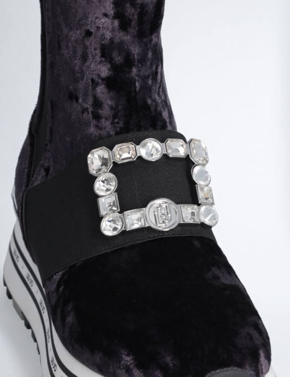 Shoes Liu Jo Boot Sneakers With Jewel Logo Women F6061782