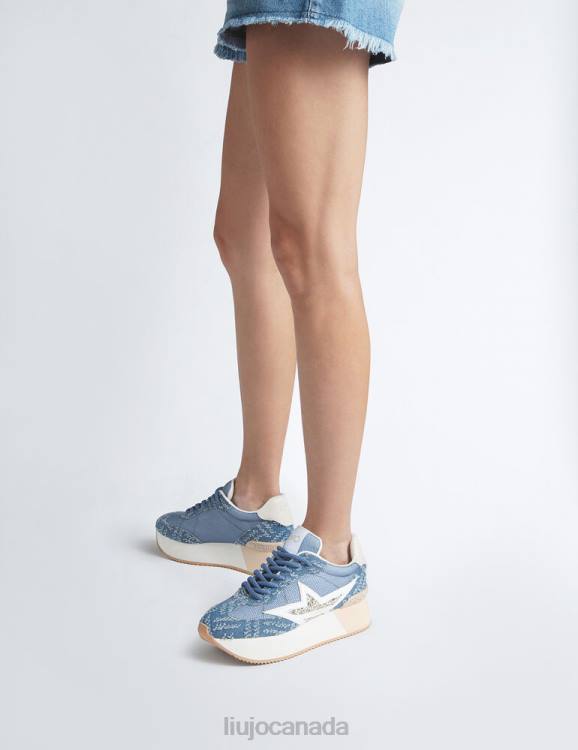 Shoes Liu Jo Denim Platform Sneakers Women F6061800