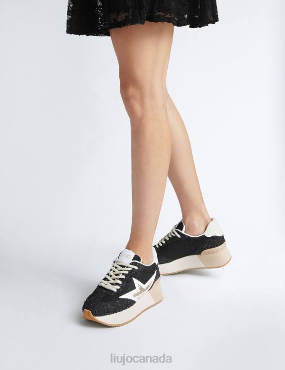 Shoes Liu Jo Denim Platform Sneakers Women F6061870