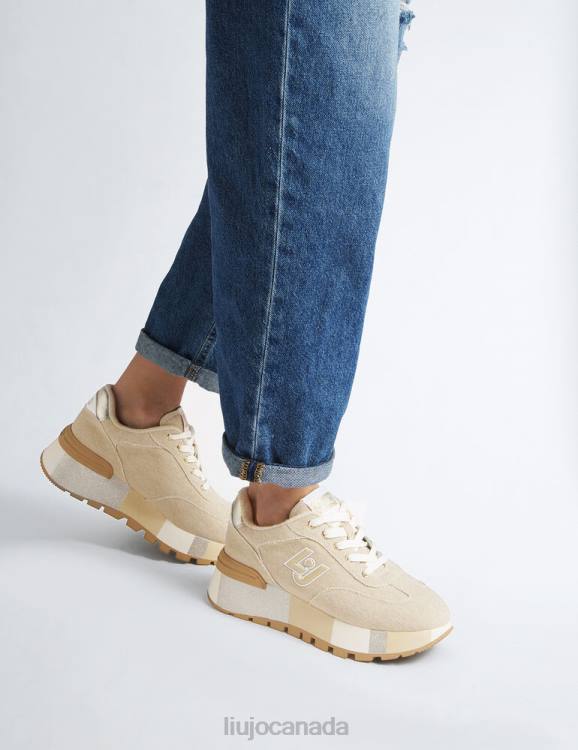 Shoes Liu Jo Denim Sneakers With Glitter Women F6061812