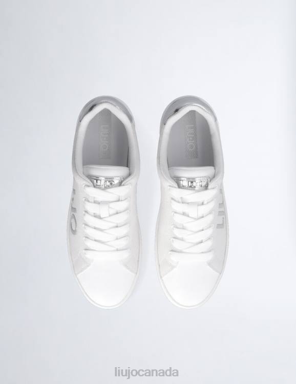 Shoes Liu Jo Glitter Sneakers With Maxi Logo Women F6061897