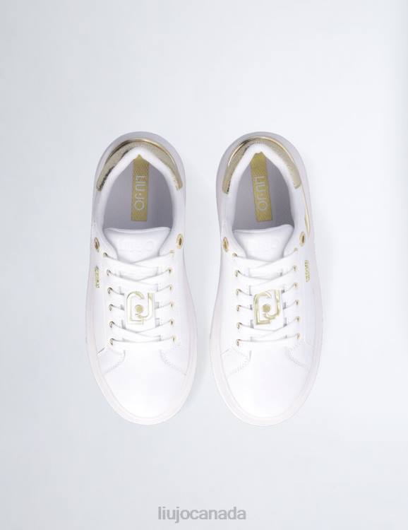 Shoes Liu Jo Leather Sneakers With Crackle Detail Women F6061902
