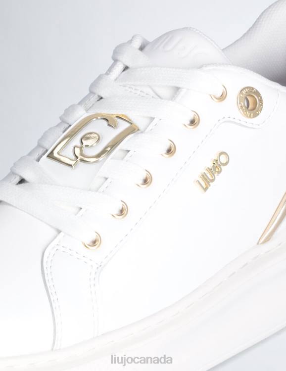 Shoes Liu Jo Leather Sneakers With Crackle Detail Women F6061902