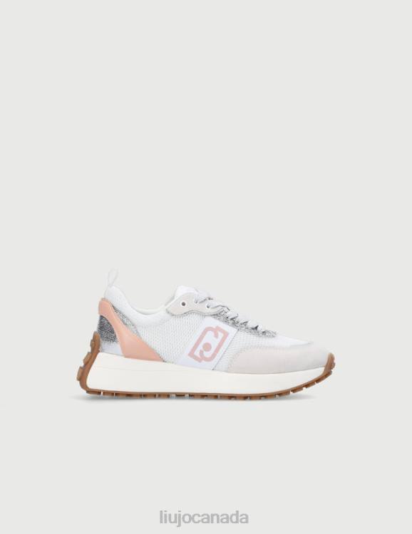 Shoes Liu Jo Mesh And Glitter Sneakers Women F6062871