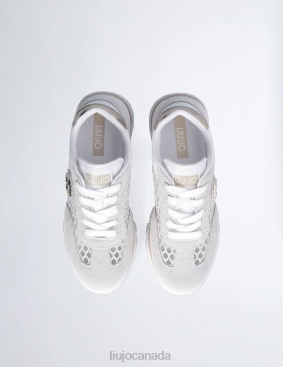Shoes Liu Jo Platform Sneakers In Lurex Mesh Women F6061832
