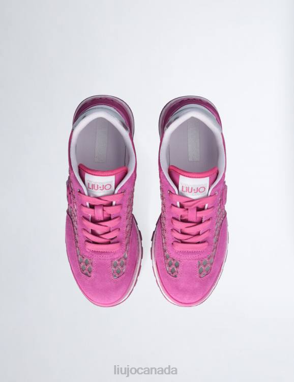 Shoes Liu Jo Platform Sneakers In Lurex Mesh Women F6061874