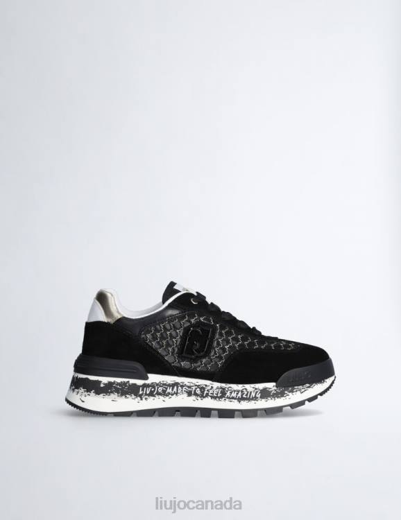 Shoes Liu Jo Platform Sneakers In Lurex Mesh Women F6061903