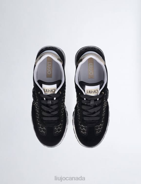 Shoes Liu Jo Platform Sneakers In Lurex Mesh Women F6061903