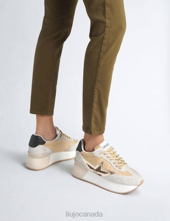Shoes Liu Jo Platform Sneakers With Animal-Print Star Women F6061816
