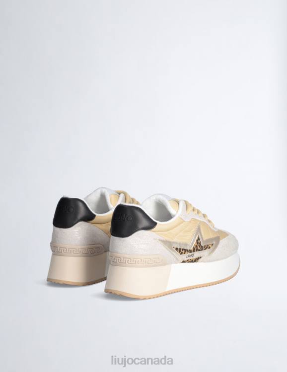 Shoes Liu Jo Platform Sneakers With Animal-Print Star Women F6061816