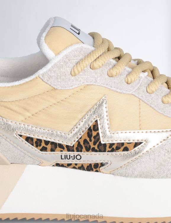 Shoes Liu Jo Platform Sneakers With Animal-Print Star Women F6061816