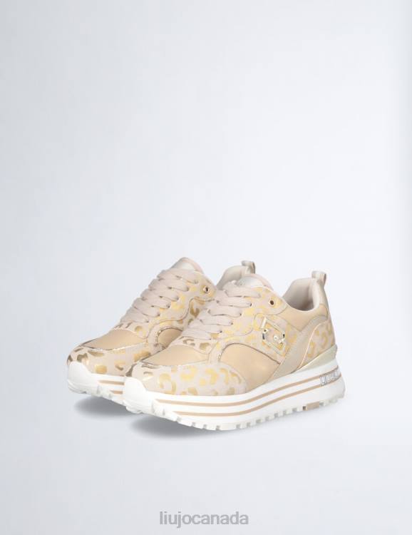Shoes Liu Jo Platform Sneakers With Animal-Print Women F6061872